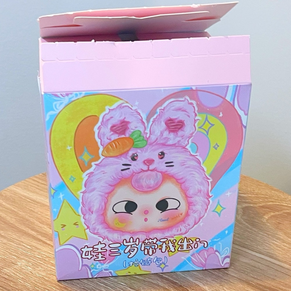 Baby Three Take Me Out Zipper Bag Blind Box Confirmed Pig New Authentic Pop Mart